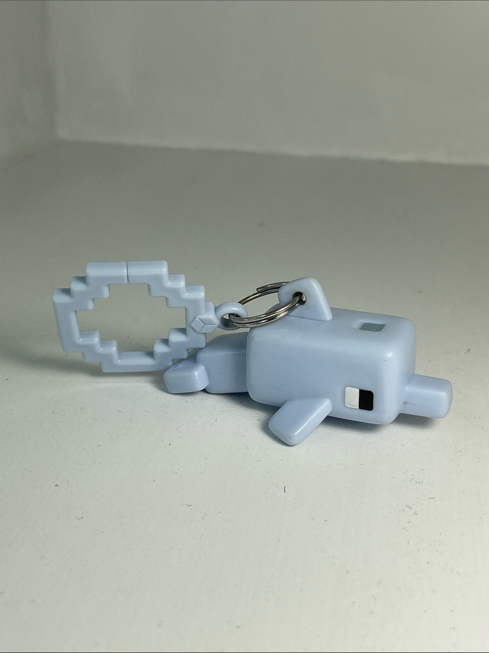 Minecraft Dolphin Bag Clip Keychain Accessory